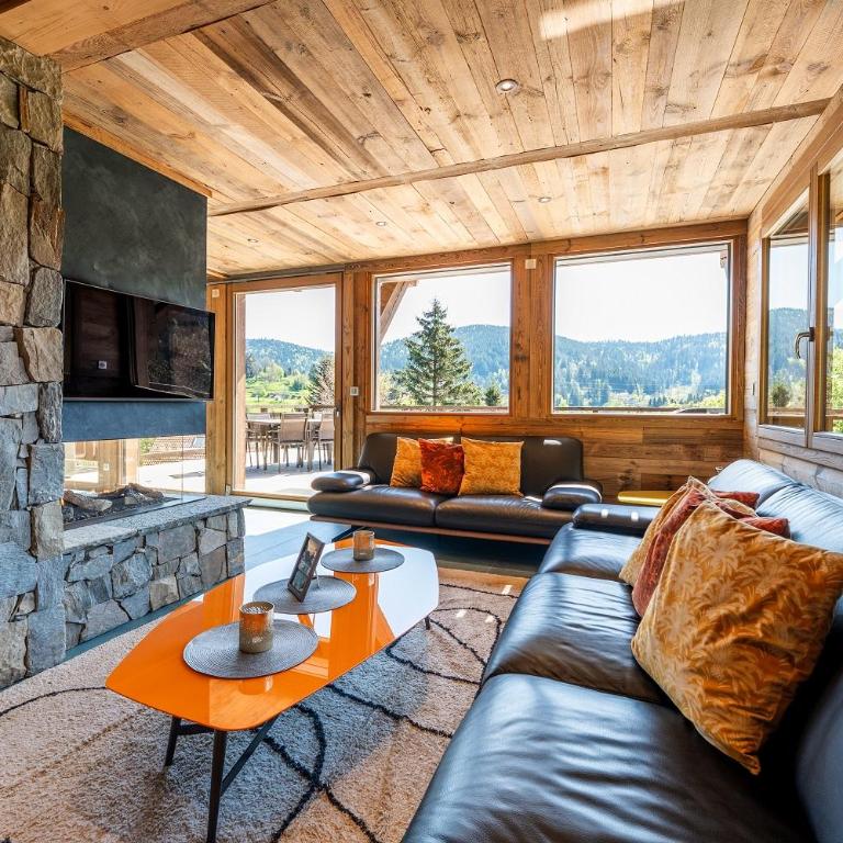 Chalet Aconit, terrasse panoramique avec jacuzzi et sauna - Chalet - 20