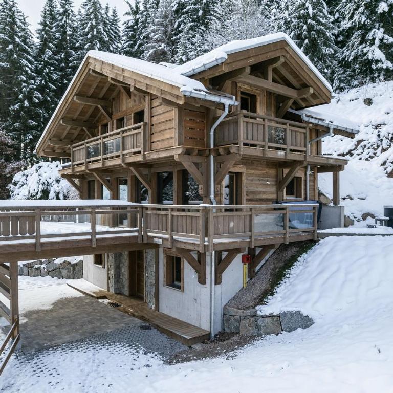 Chalet Aconit, terrasse panoramique avec jacuzzi et sauna - Chalet - 68