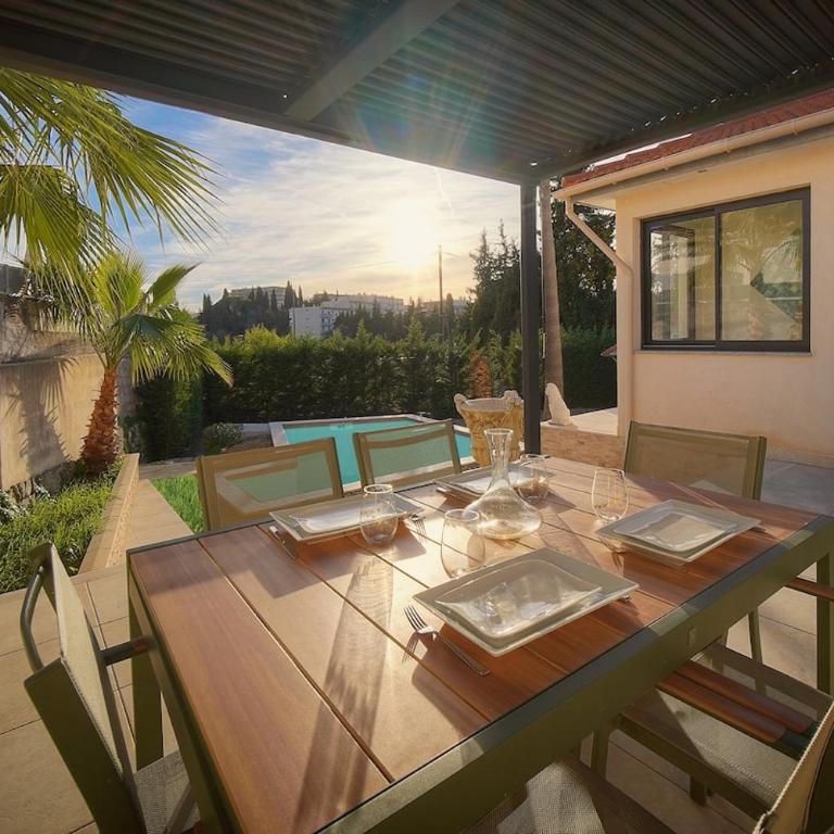 FRGK Villa Contemporaine Studio Indépendant Piscine, Calme Vue Dégagée - Villa 3 Chambres - 23