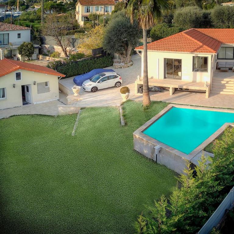 FRGK Villa Contemporaine Studio Indépendant Piscine, Calme Vue Dégagée - Villa 3 Chambres - 1