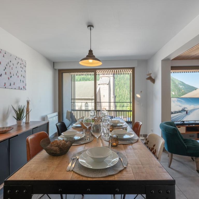 Le Lion d'Or - Apt 04 - BO Immobilier- Châtel Multipass été 2026 en Été en option au tarif de 4euros par jour et par personne - Three-Bedroom Apartment - 4