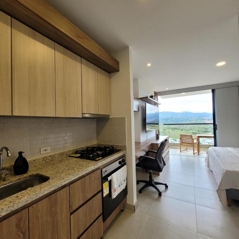 Cali Apto Piso 12 Pance Sector Exclusivo La Mejor Ubicación Del Sur De La Ciudad - Apartamento de 1 dormitorio - 6