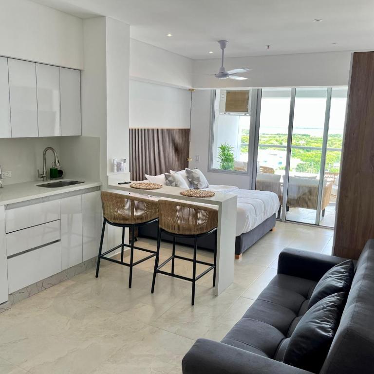 cartagena beach resort - Studio with Pool View - 3