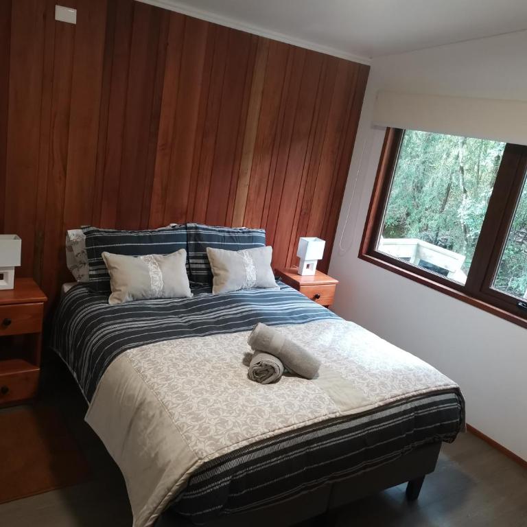 Cabañas y Hostal Casa de Campo Rukaleufu a orillas del Rio Huiscapi - Chalet de 2 dormitorios - 11