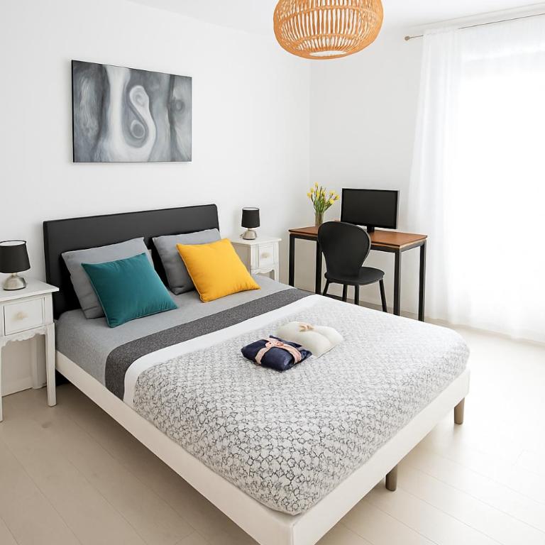 Grand Appartement 3 pièces Clim Centre Perpignan Moderne Lumineux - Apartamento de 2 dormitorios - 10