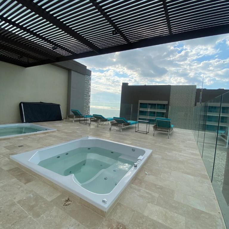 Moderno Loft Vista Al Mar Ideal 1-4 Personas - Two-Bedroom Apartment - 17