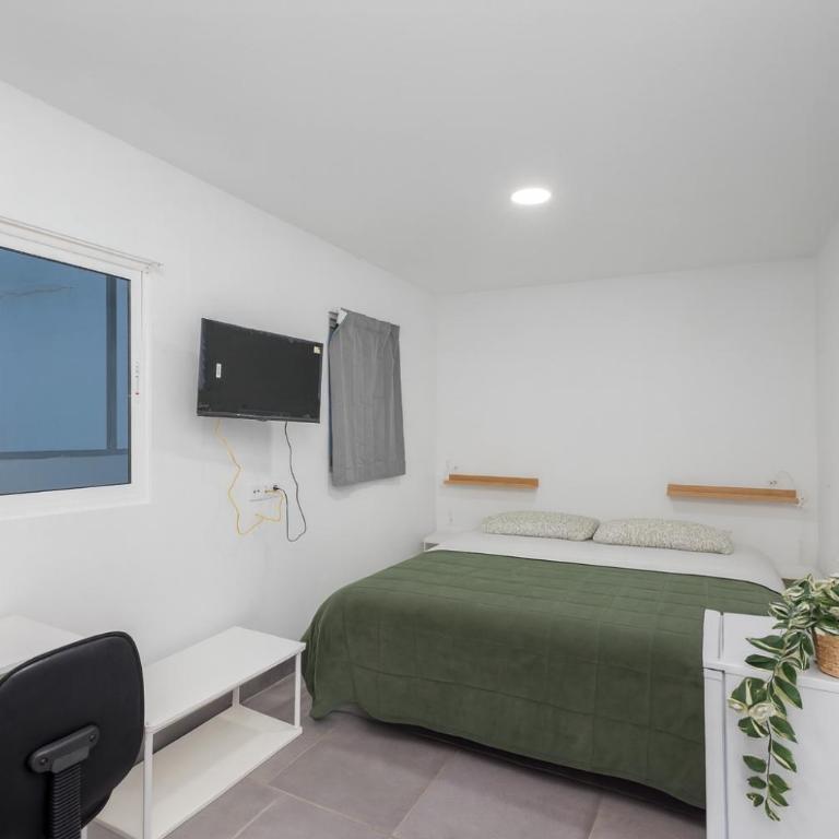 Coliving Mol-Terrace, En-Suite Bathroom, Fridge & TV - Suite con cama grande - 3