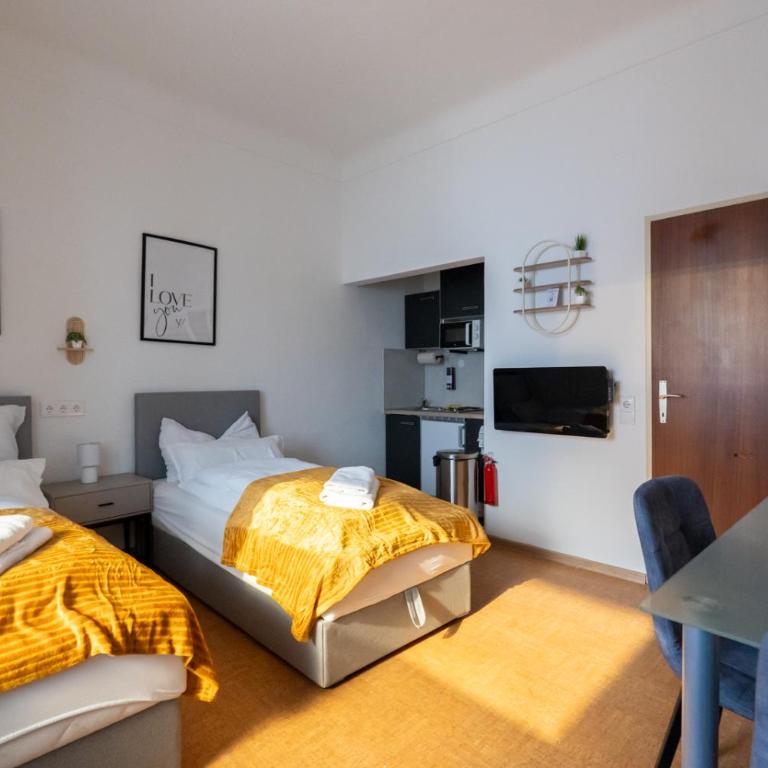 Quiet Studio - 2 Single Beds - Central - Netflix - Apartment mit 1 Schlafzimmer - 2
