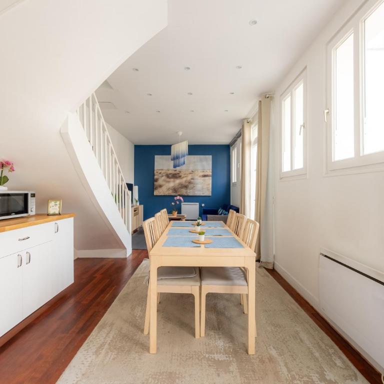 Blue House - Parking - Maison Centre Ville Reims - Proche Gare - Haus mit 2 Schlafzimmern - 16