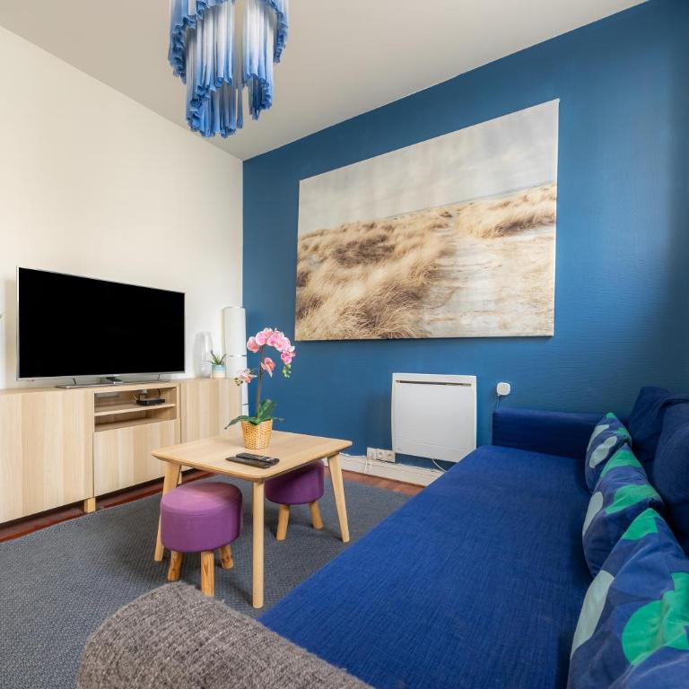 Blue House - Parking - Maison Centre Ville Reims - Proche Gare - Haus mit 2 Schlafzimmern - 17