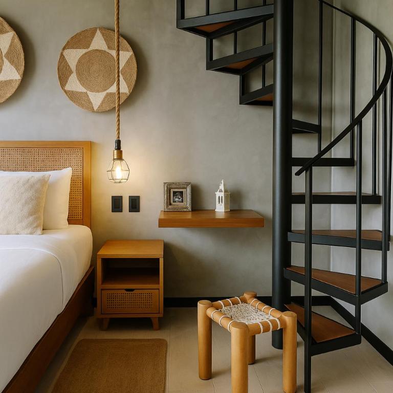 Penthouse with private Pool, Balcony & padel - Estudio Deluxe con cama grande - 16