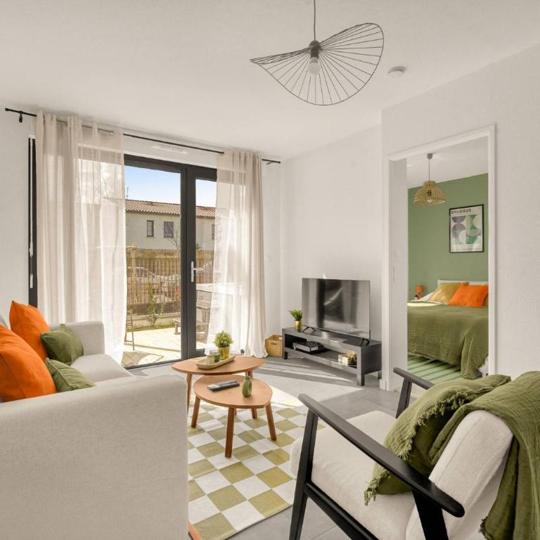 T3 Cosy avec Spa Privé – Détente aux Sept Deniers - Apartment - 4