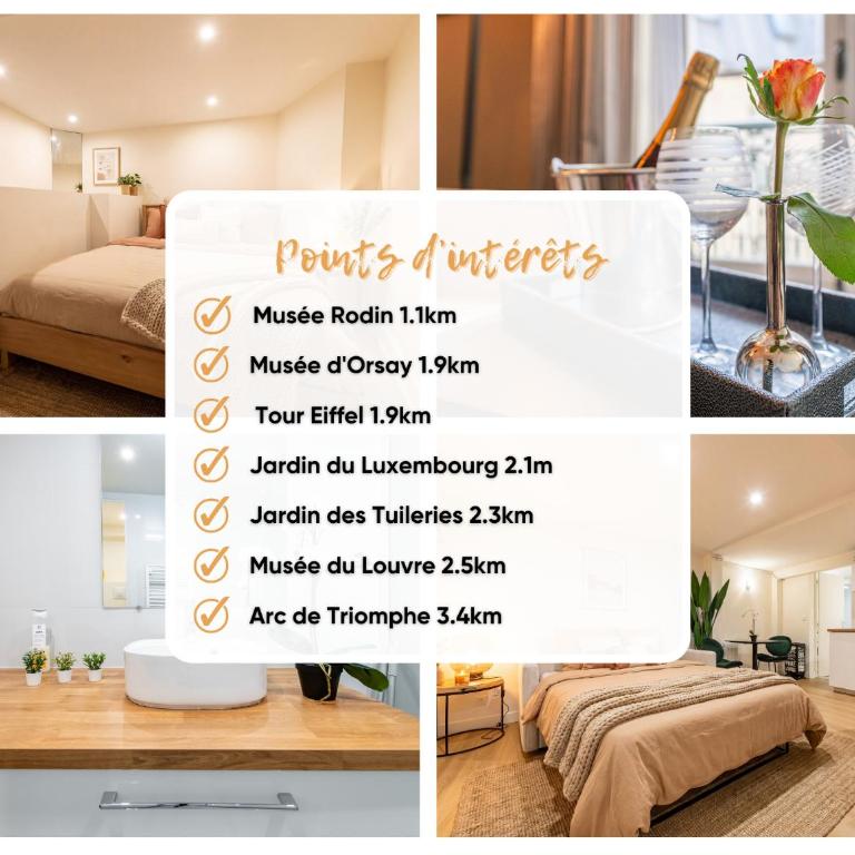 Le Deniro Loft - Tour Eiffel Invalides - 5 personnes - Appartement 1 Chambre - 26