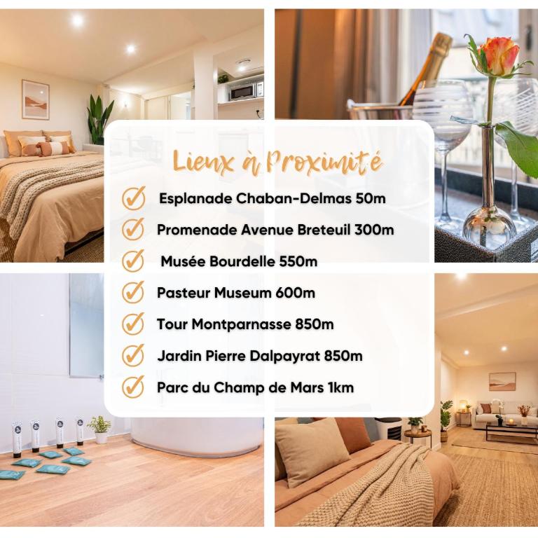 Le Deniro Loft - Tour Eiffel Invalides - 5 personnes - Appartement 1 Chambre - 25