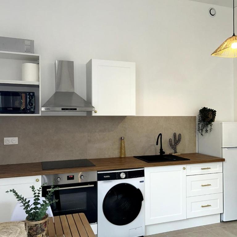Appart Cosy près de la Gare & Centre ville - Appartamento Monolocale con 1 Letto Matrimoniale - 2