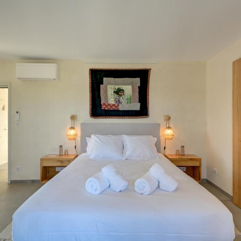 Chambres d'hôte Le Mas Laurent - Chambre Double Deluxe avec Balcon - 1