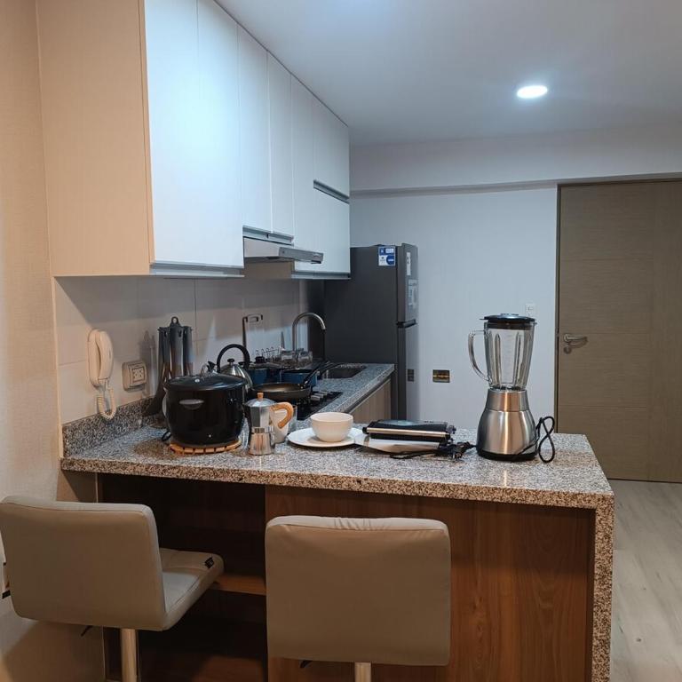 Comfortable apartment in Parque la Reserva - One-Bedroom Apartment - 3