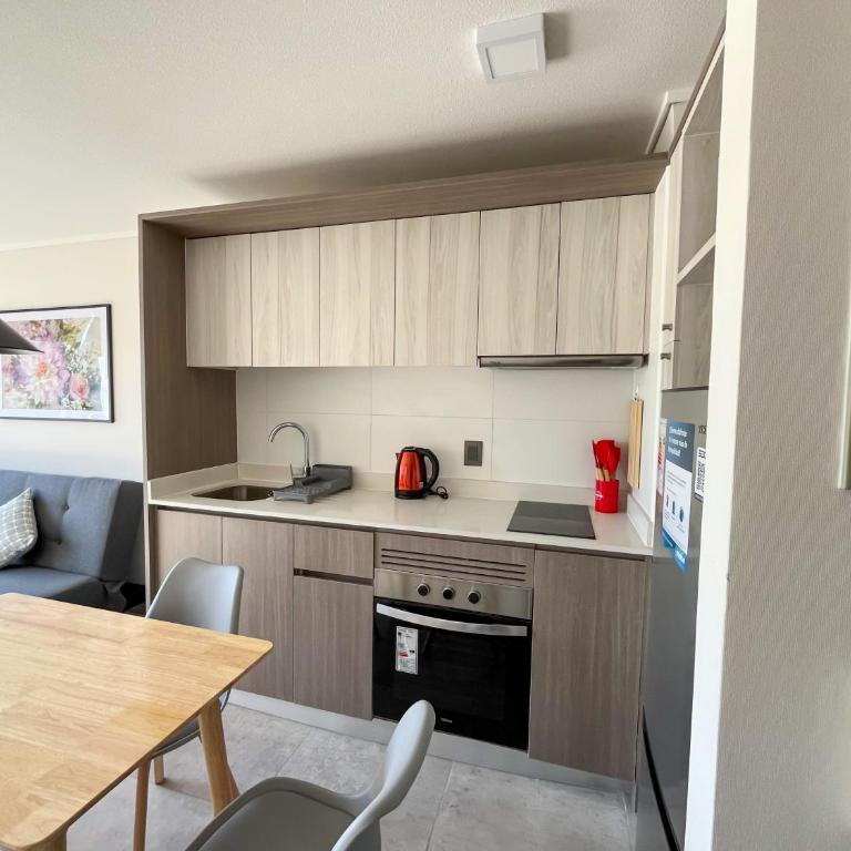 Gran ubicación en Ñuñoa con gimnasio, Lavandería, TV - Apartamento de 1 dormitorio - 12