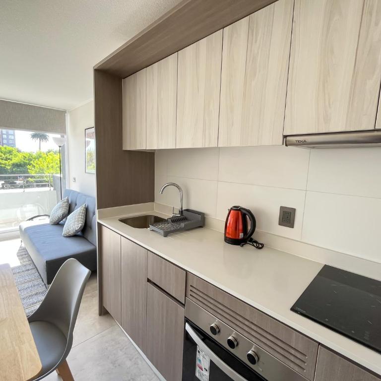 Gran ubicación en Ñuñoa con gimnasio, Lavandería, TV - Apartamento de 1 dormitorio - 7