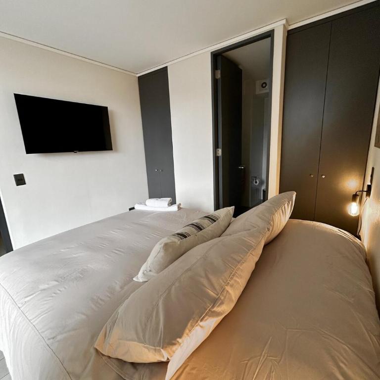 Acogedor Depto 1D Parque Almagro Movistar Arena - One-Bedroom Apartment - 10
