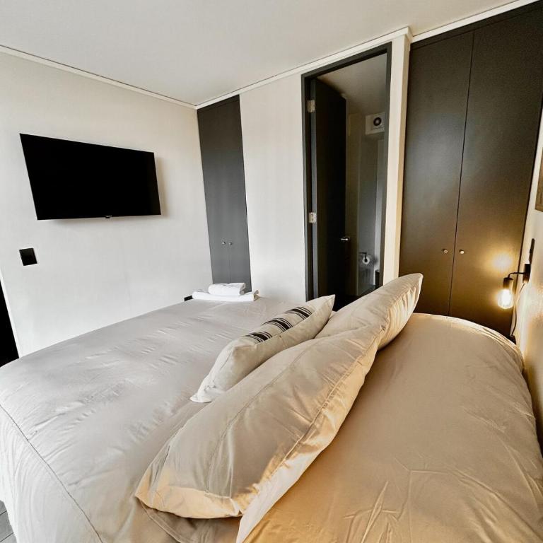 Acogedor Depto 1D Parque Almagro Movistar Arena - One-Bedroom Apartment - 11