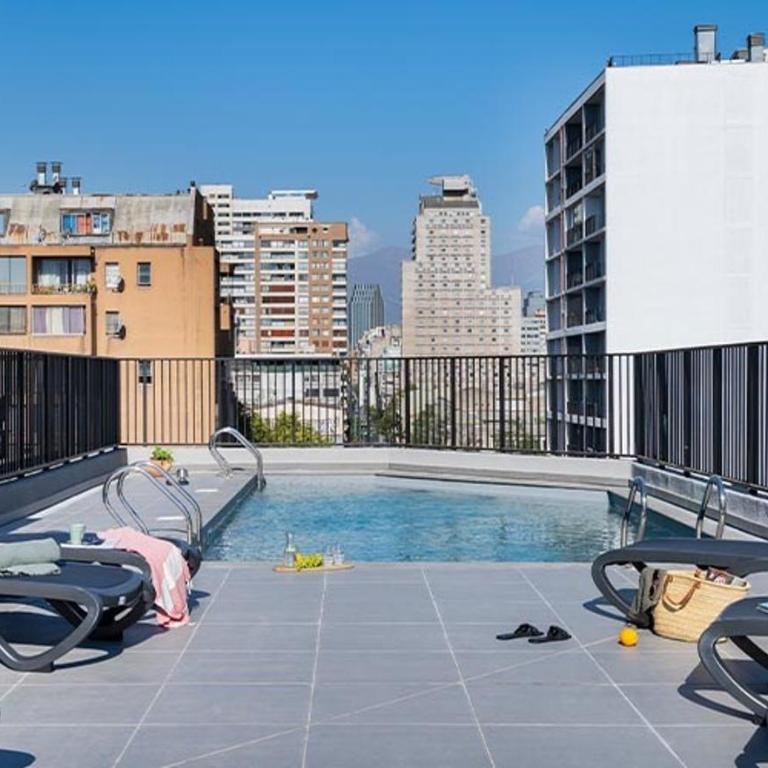 Estudio moderno a pasos de Metro Santa Ana - One-Bedroom Apartment - 1