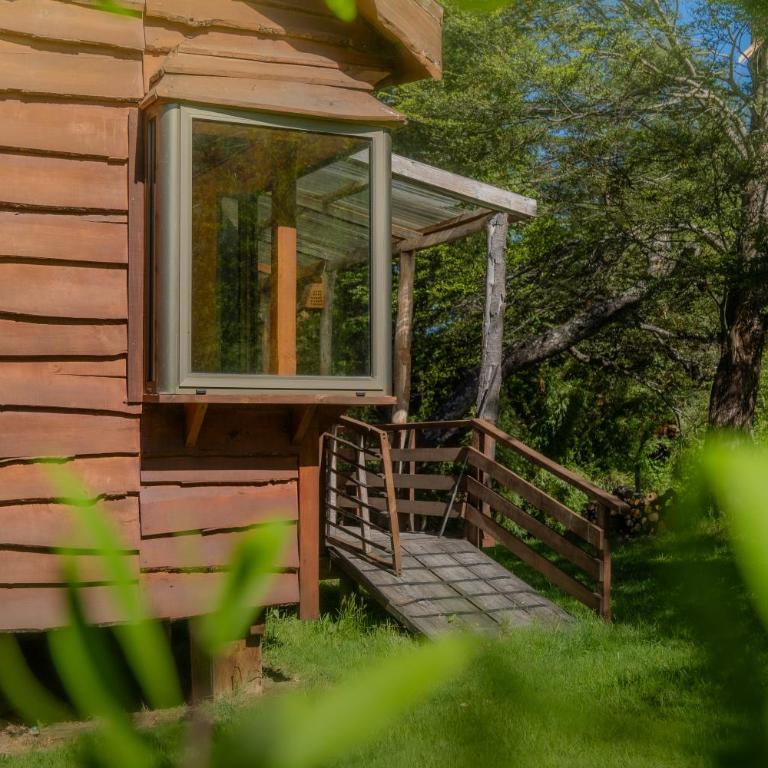 Cabañas en Alojamientos Techo Azul - Cabaña con vistas al jardín - 4