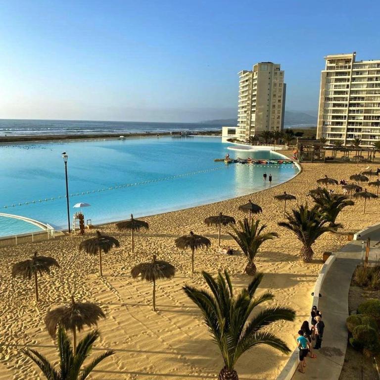 descanso frente al mar - Two-Bedroom Deluxe Apartment with Balcony - 7