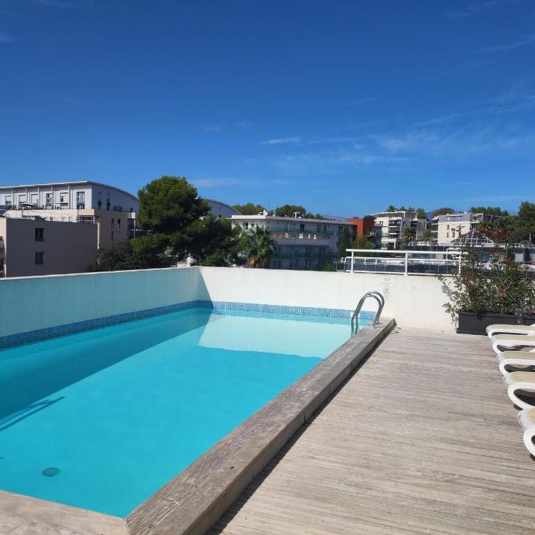 T2 Antibes - confort et cosy - piscine - Apartment mit 2 Schlafzimmern - 4