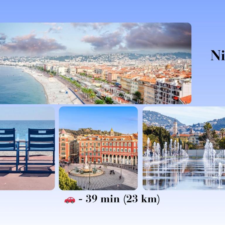 Villa Bleu Azur - Élégance Privée avec Vue Mer & Montagne - Villa - Vue sur Mer - 39