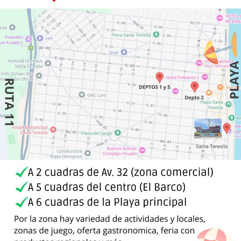 Departamentos - Calle 7 - Santa Teresita - Apartamento de 2 dormitorios - 14