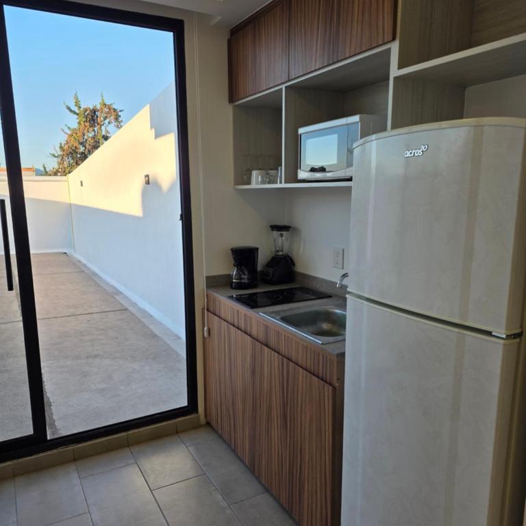 Modern Apartment in Miguel Hidalgo with Balcony - One-Bedroom Apartment with Terrace - 4