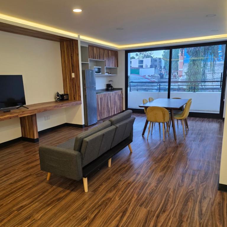 Modern Apartment in Miguel Hidalgo with Balcony - Two-Bedroom Apartment with Balcony - 17