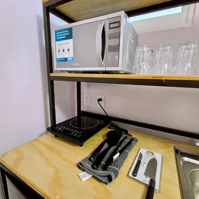 Suite morada Moderna y céntrica ideal hasta para 7 viajeros - Habitación Triple con baño privado - 13