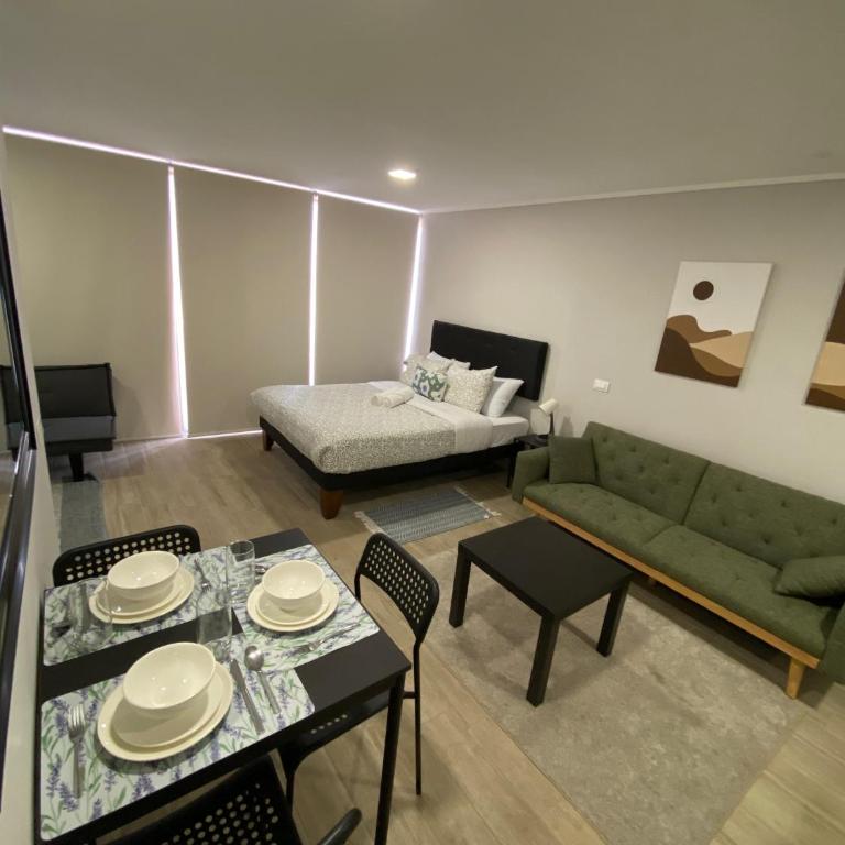 Checkinchile d620 Departamento nuevo a pasos del Movistar Arena Parque Ohiggins y metro - Two-Bedroom Apartment - 1