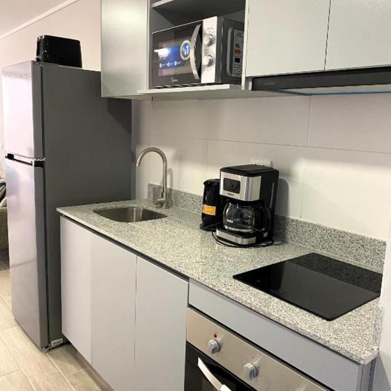 Checkinchile d620 Departamento nuevo a pasos del Movistar Arena Parque Ohiggins y metro - Two-Bedroom Apartment - 10
