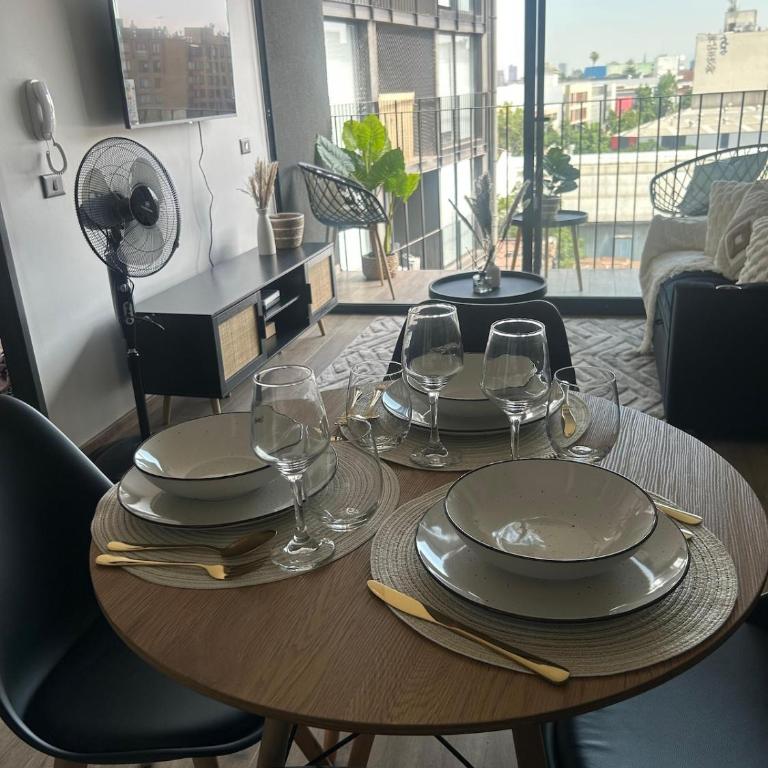Increible departamento cercano al movistar arena - One-Bedroom Apartment - 5