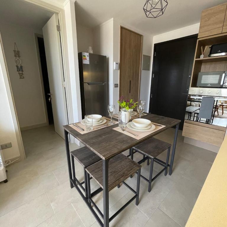 Aire Acondicionado, Ropa de cama y toallas, Piscina, Gym, Cerca de Metro,Barrio Italia Piso17 - One-Bedroom Apartment - 7