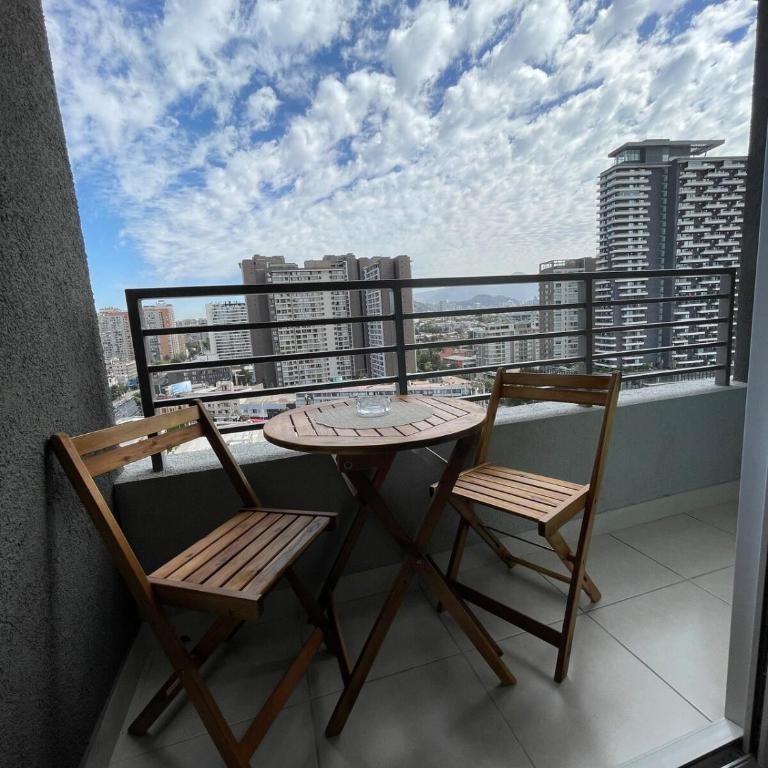 Aire Acondicionado, Ropa de cama y toallas, Piscina, Gym, Cerca de Metro,Barrio Italia Piso17 - One-Bedroom Apartment - 12