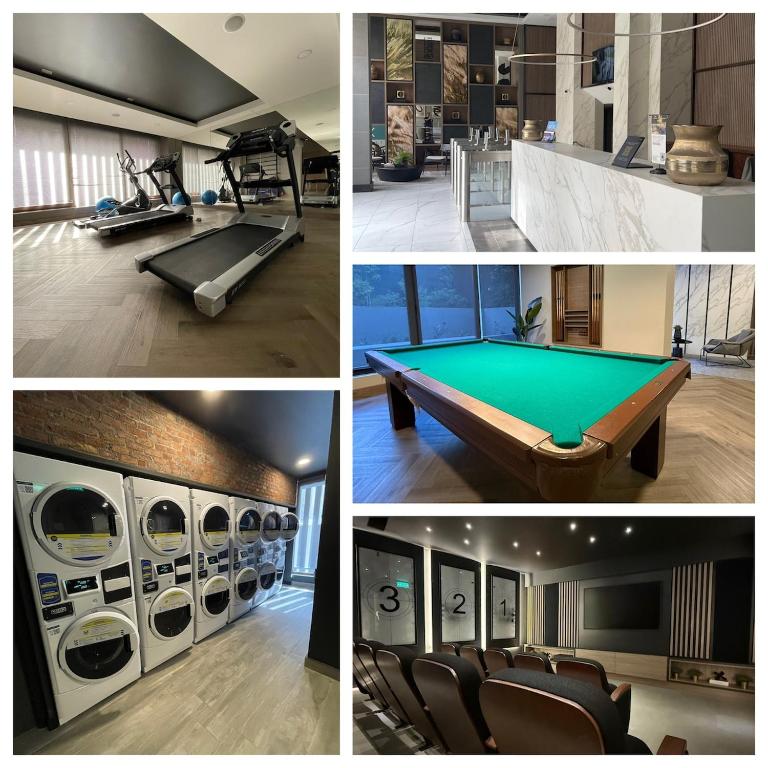 Aire Acondicionado, Ropa de cama y toallas, Piscina, Gym, Cerca de Metro,Barrio Italia Piso17 - One-Bedroom Apartment - 19