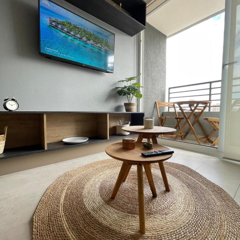 Aire Acondicionado, Ropa de cama y toallas, Piscina, Gym, Cerca de Metro,Barrio Italia Piso17 - One-Bedroom Apartment - 20