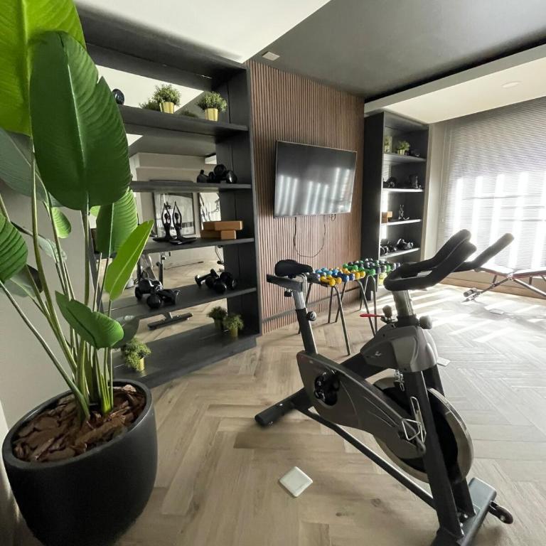 Aire Acondicionado, Ropa de cama y toallas, Piscina, Gym, Cerca de Metro,Barrio Italia Piso17 - One-Bedroom Apartment - 27
