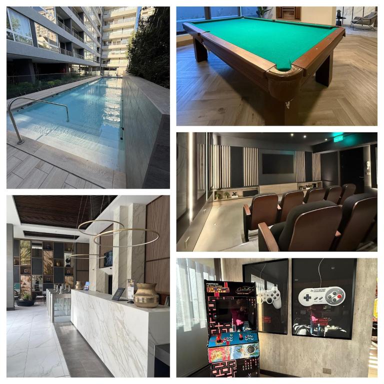 Aire Acondicionado, Ropa de cama y toallas, Piscina, Gym, Cerca de Metro,Barrio Italia Piso17 - One-Bedroom Apartment - 30