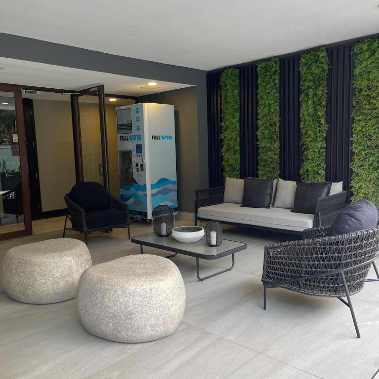 Aire Acondicionado, Ropa de cama y toallas, Piscina, Gym, Cerca de Metro,Barrio Italia Piso17 - One-Bedroom Apartment - 45
