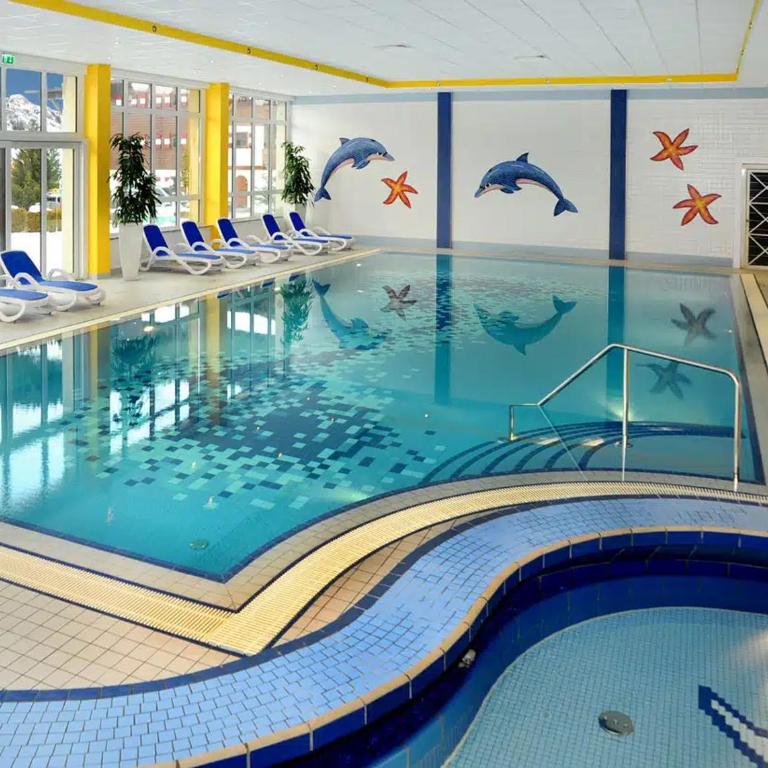 Apartment im Wellnesshotel an der Piste, Sauna, Pool, Frühstück All-Inclusive möglich - Familienzimmer mit Bad - 6