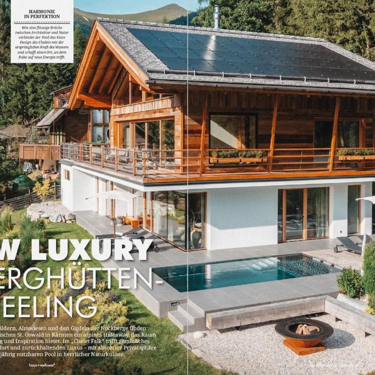CHALET FALK - Privates Luxus-Chalet mit Sauna & Pool - Villa mit privatem Pool - 57