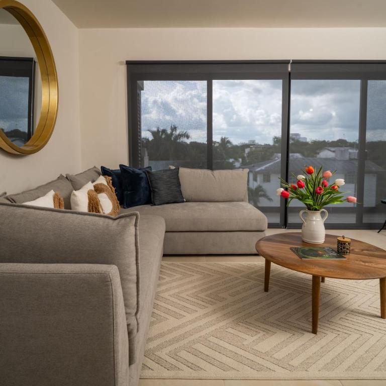 H living modernos con gym & albercas - Apartment with Balcony - 6