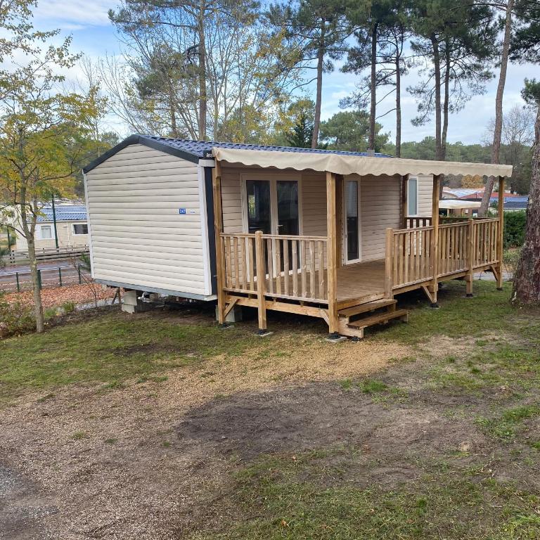 Les lodges des pins, bungalows paisibles dans les pins au cap ferret proche des pistes cyclables - Bungalow mit Terrasse - 4