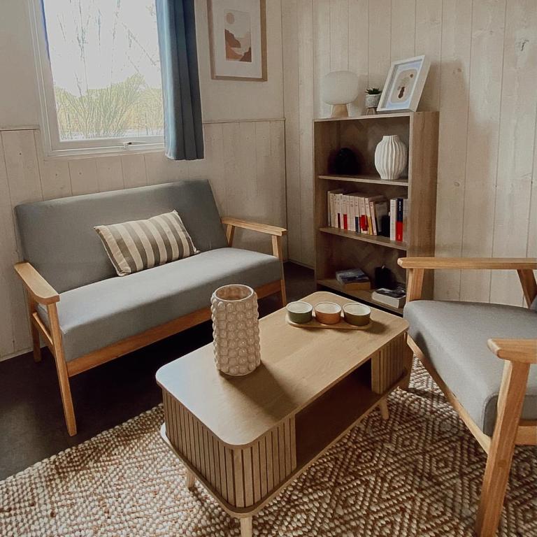 Les lodges des pins, bungalows paisibles dans les pins au cap ferret proche des pistes cyclables - Bungalow mit Terrasse - 12
