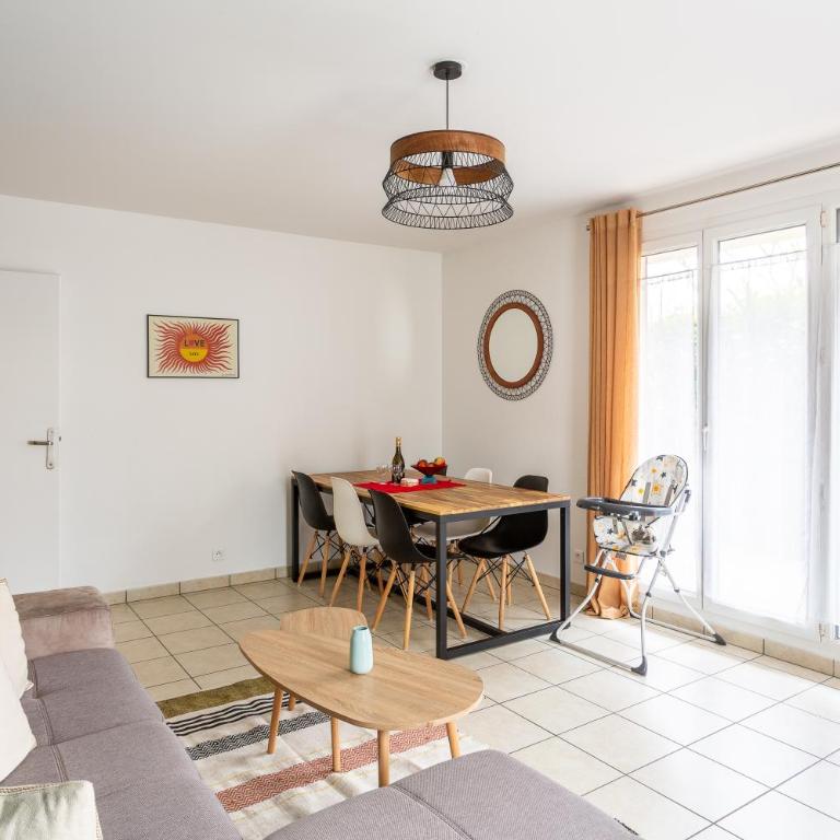 Spacious Family Apartment near Disneyland with Garden, AC and Parking - Appartement - Vue sur Jardin - 6